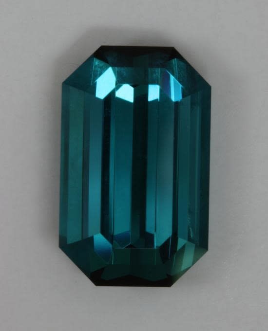 Blue Emerald Cut 5.14 ct