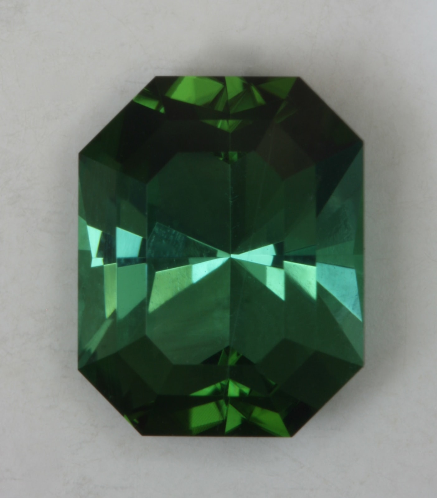 Blue Green hex cut 2.16 ct