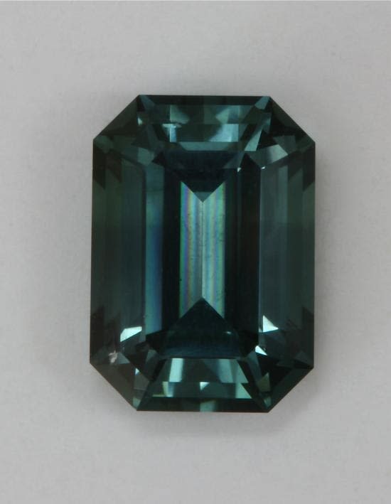 Blue Emerald Cut 1.17 ct