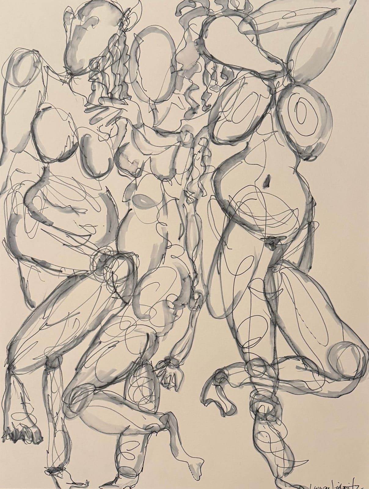 Lauren Liebowitz, DANCING IN THE NUDE, 2024