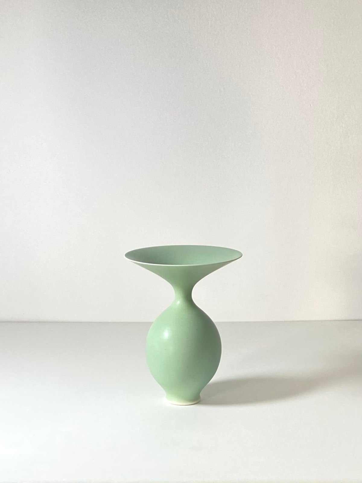 Anna Silverton, Porcelain Vase - Pale Pea Green, 2024