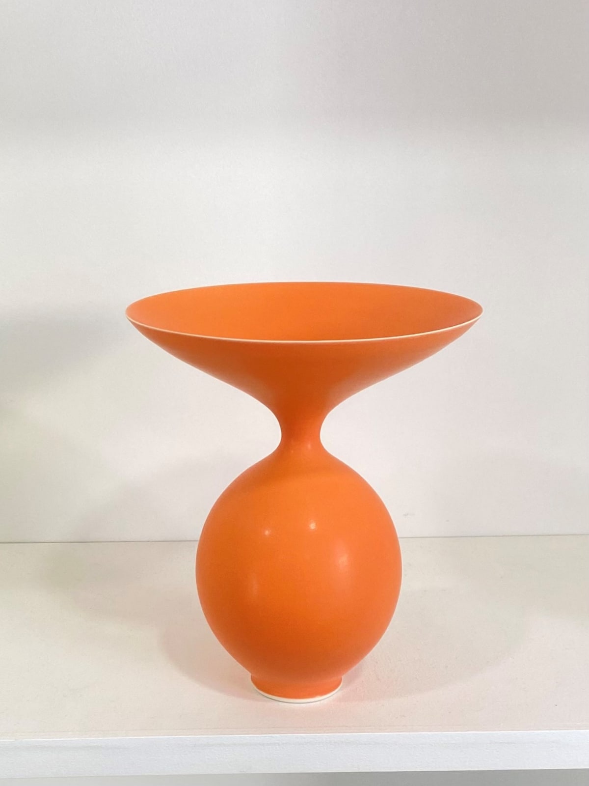 Anna Silverton, Porcelain Vase - Orange, 2024
