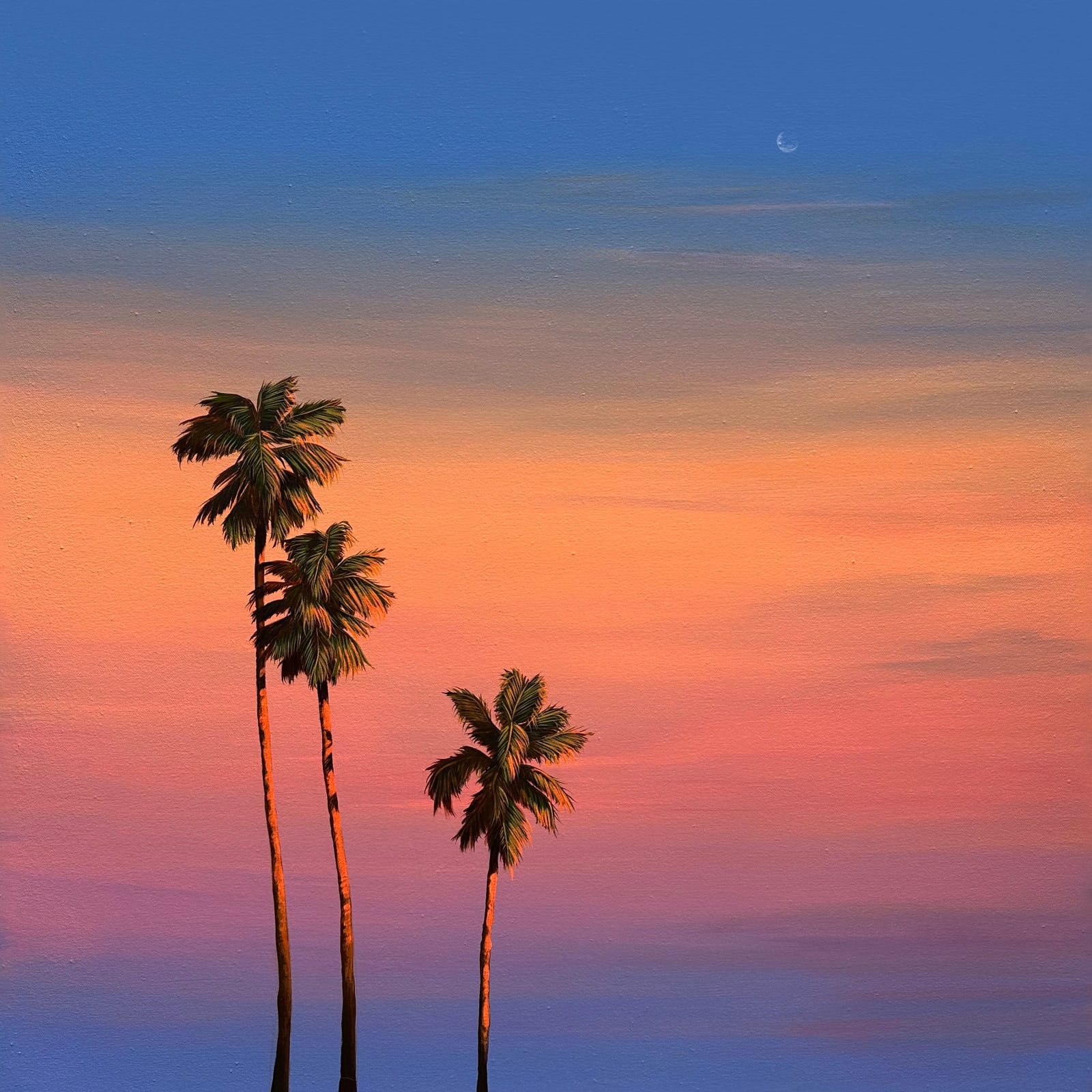 Kristin Moore, Golden Hour Palms, 2024