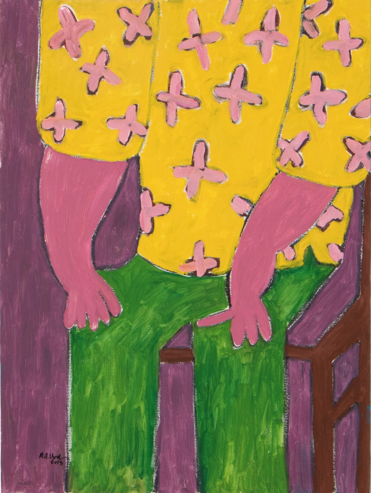Mohamed Ahmed Ibrahim, Sitting Man, 2013