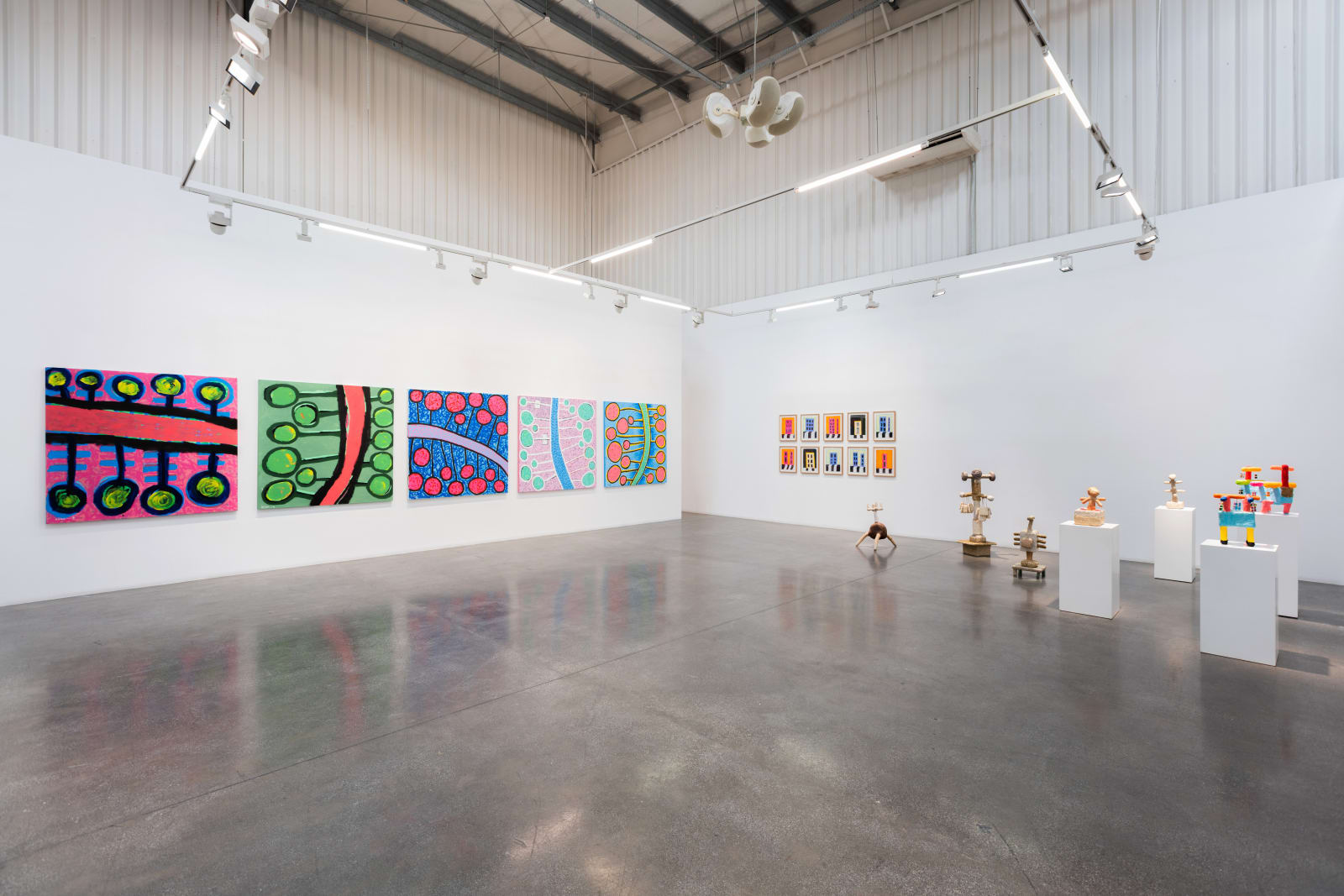 Mohamed Ahmed Ibrahim, Installation view, Memory Drum, Lawrie Shabibi, Dubai, 2020