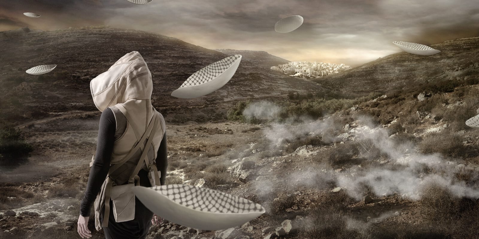 Larissa Sansour, In the Future, They Ate From the Finest Porcelain 2, 2014