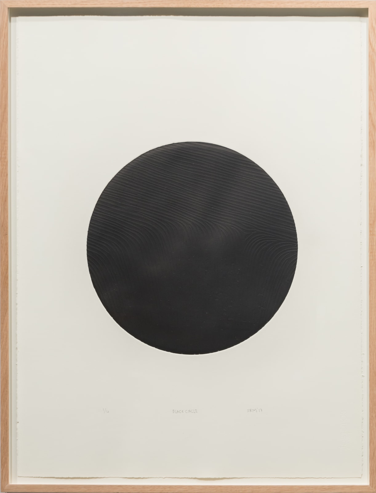 Shaikha Al Mazrou, Lines Within A Circle I, 2017