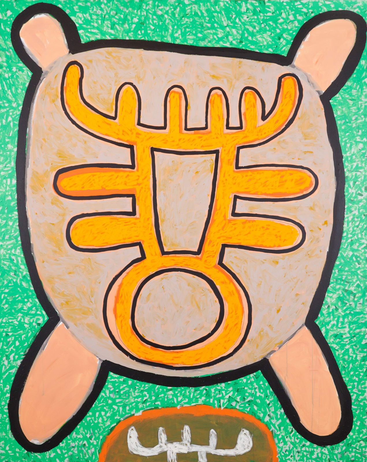 Mohamed Ahmed Ibrahim, Orange Fork on the Table, 2020