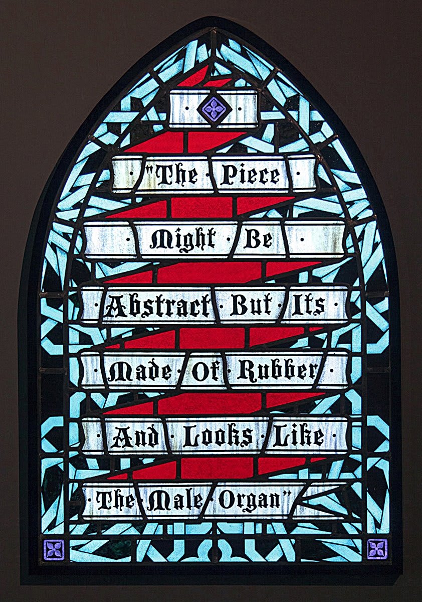 Hamra Abbas, The Piece Might Be Abstract, But its Made of Rubber and Looks Like the Male Organ, 2012