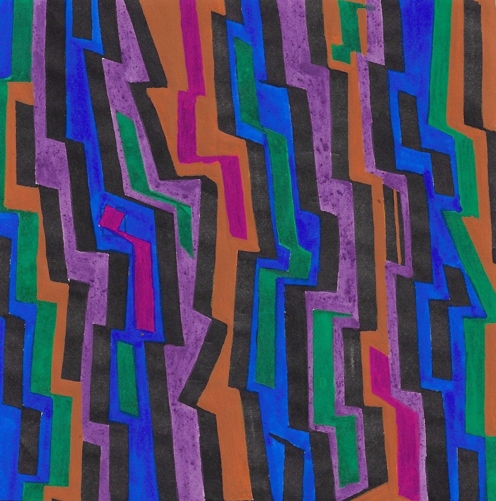 Mehdi Moutashar, Sans titre / Untitled, Paris, 1968