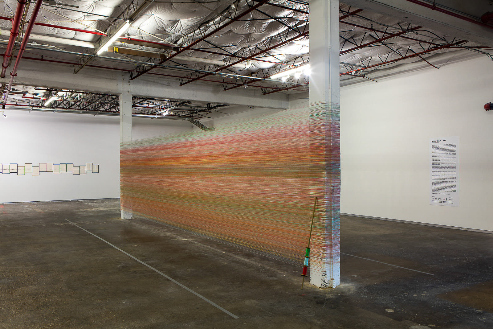 Nadia Kaabi-Linke, Walk the Line, 2015