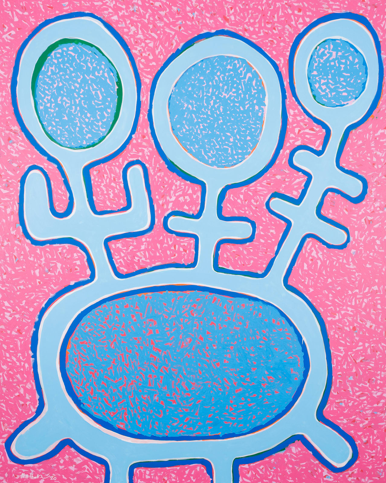 Mohamed Ahmed Ibrahim, Pink Garden, 2020
