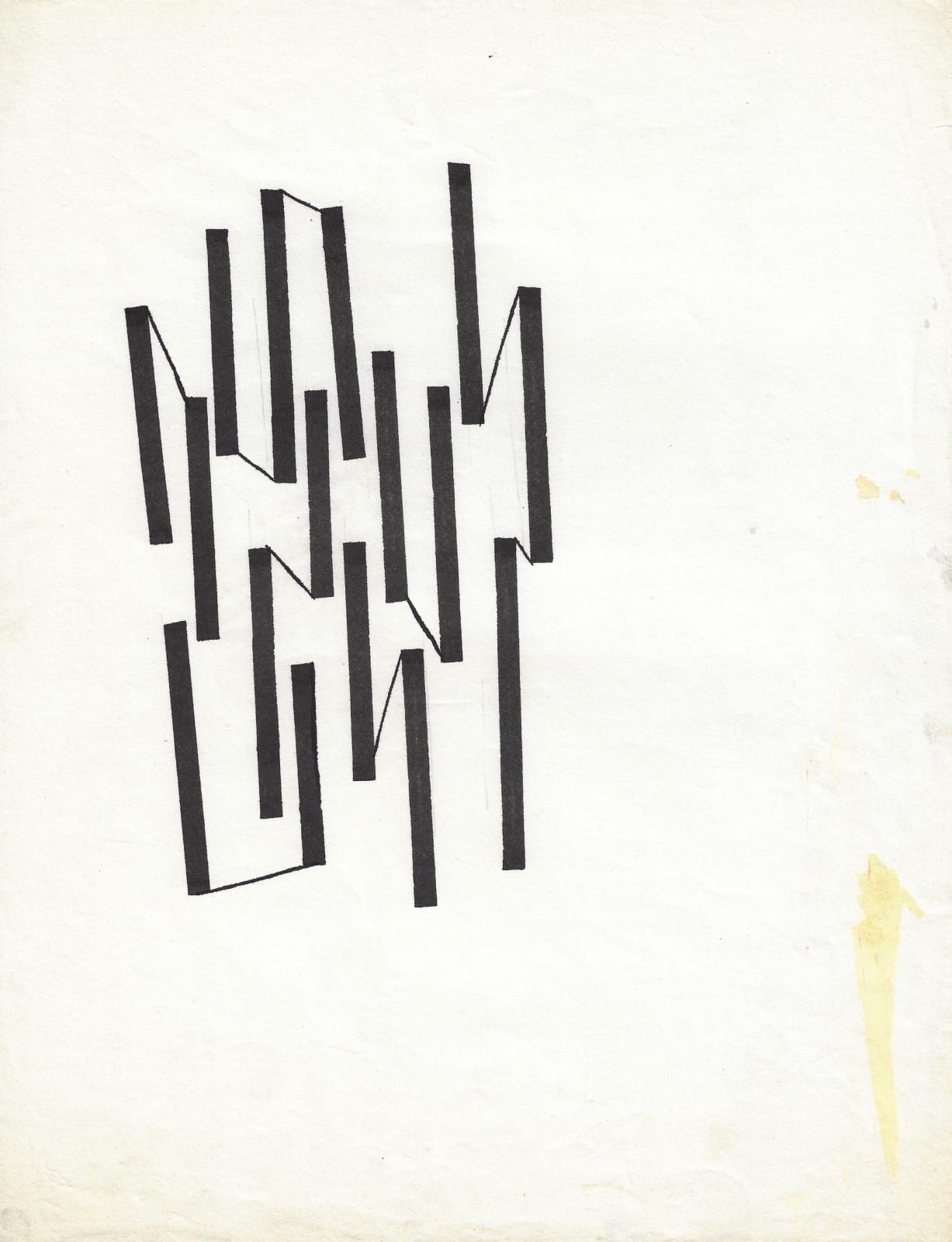 Mehdi Moutashar, Sketches, Paris, 1968