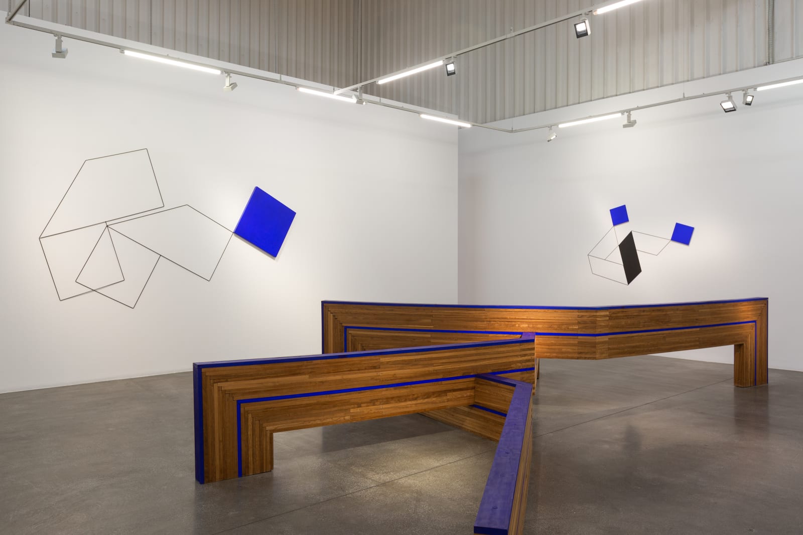 Mehdi Moutashar, Cardinal Points, Installation view, Lawrie Shabibi, Dubai, 2021