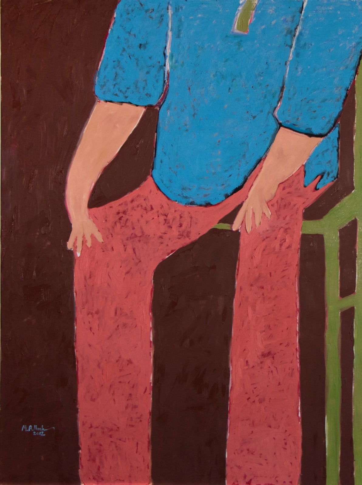 Mohamed Ahmed Ibrahim, Sitting Man, 2012