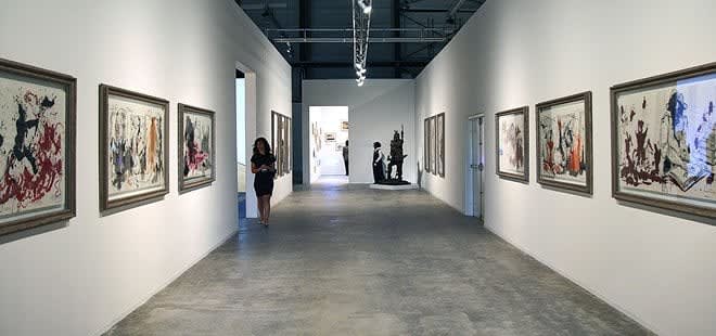Marwan Sahmarani, Installation View, Mathaf Museum, Doha, 2010