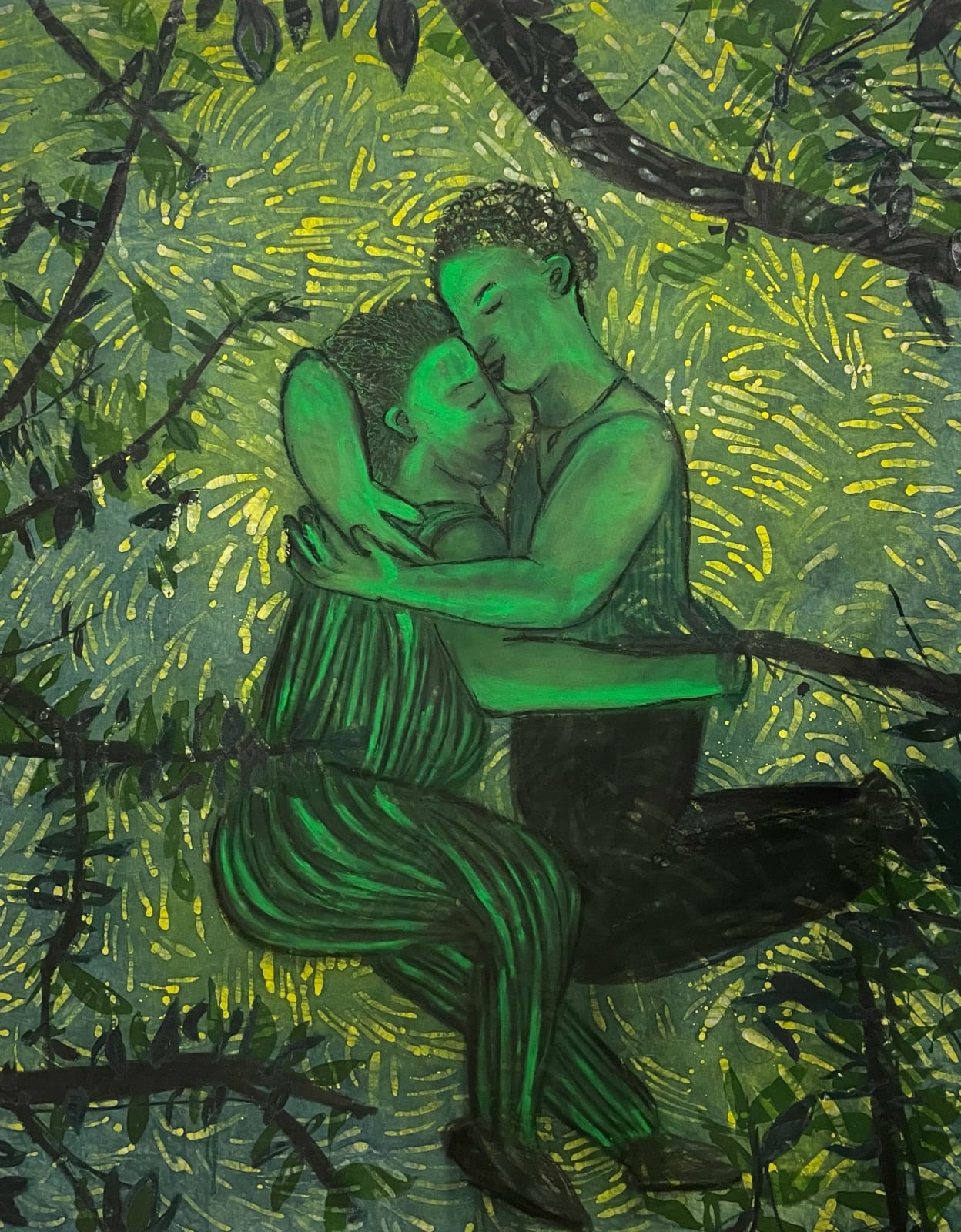 Sola Olulode, Laying In The Grass V, 2021