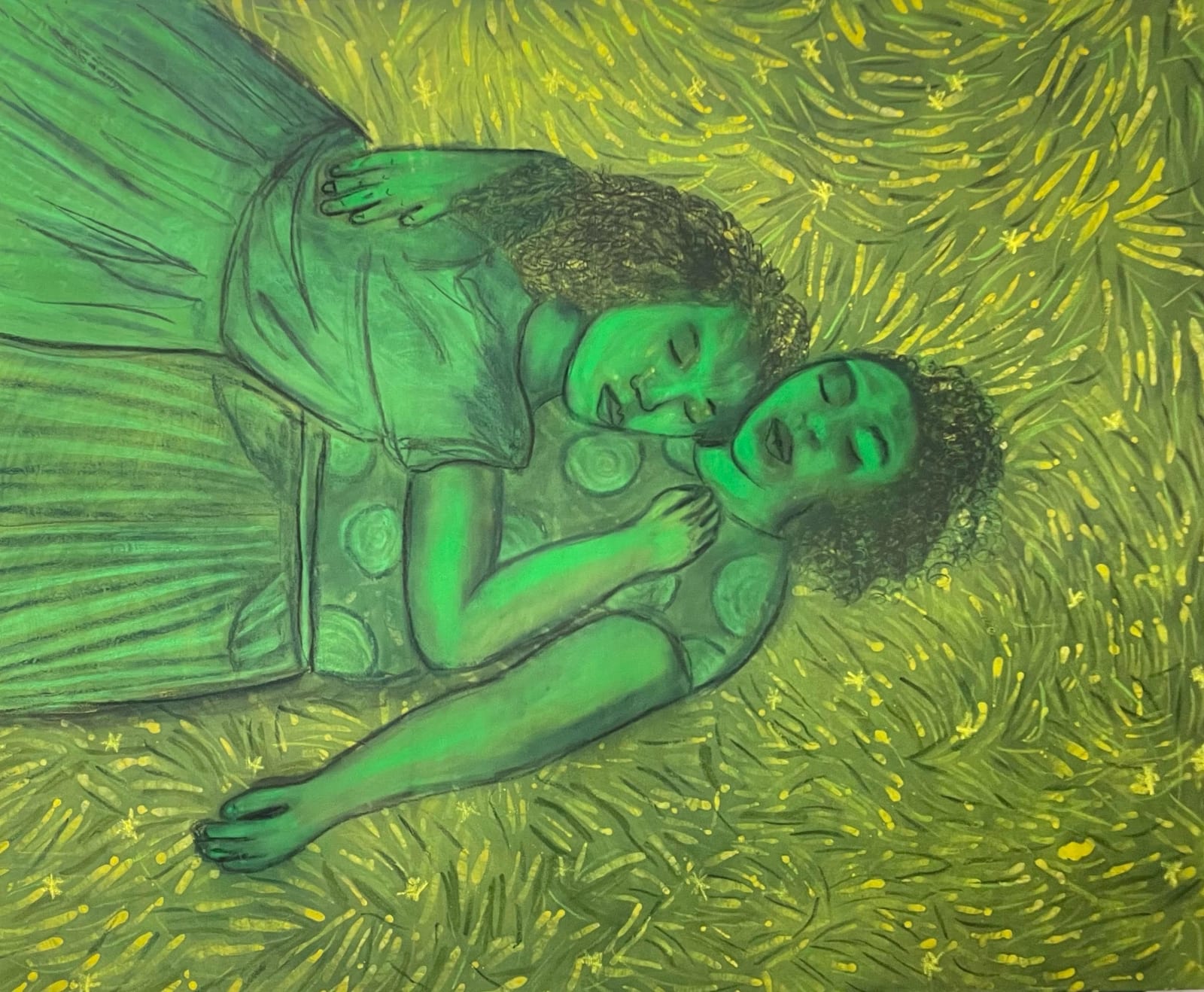 Sola Olulode, Laying In The Grass VI , 2021