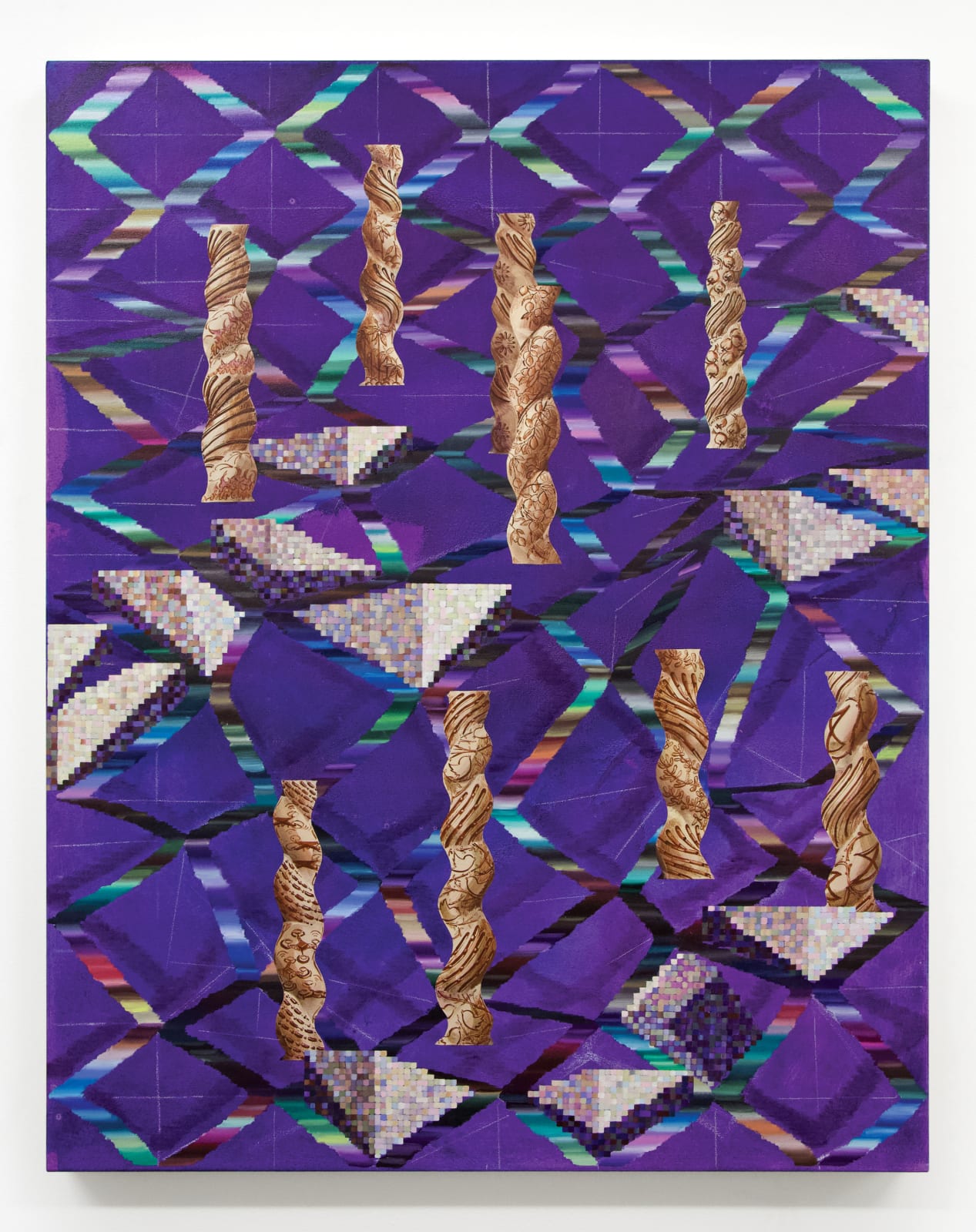 Vivien Zhang, Spiral Columns (Paper Trails), 2020