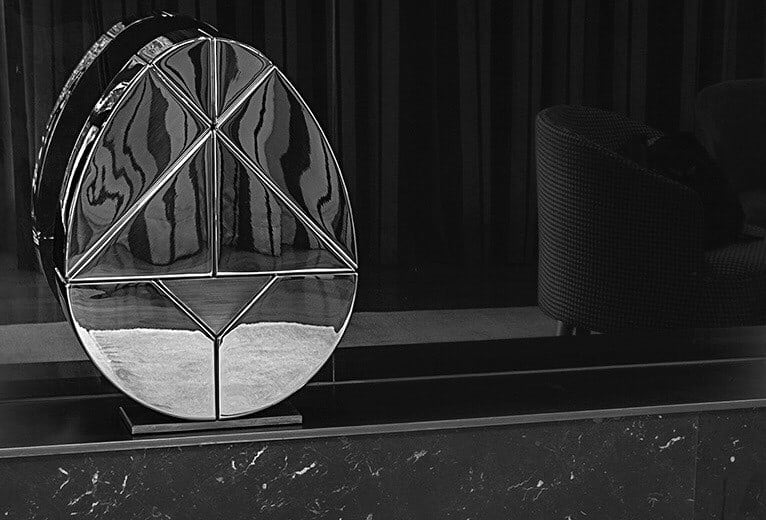 Camilla Ancilotto, Ab Ovo Egg (Steel - M), 2019