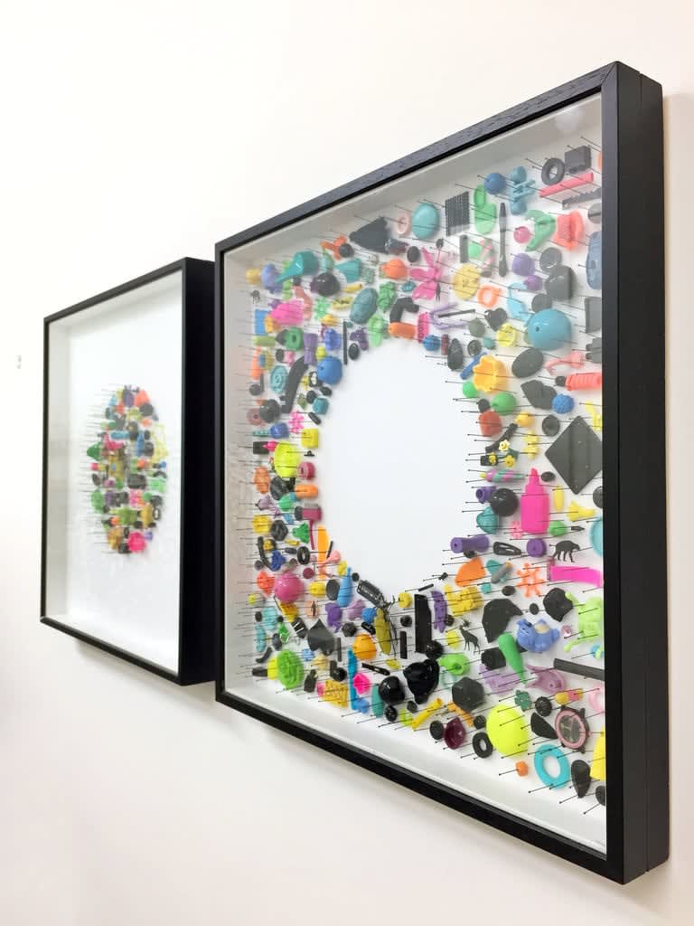 Alice Padovani, Black and fluo nest, 2017