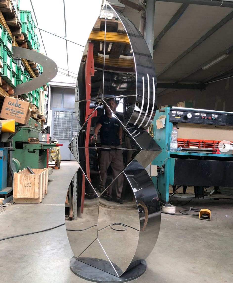 Camilla Ancilotto, Ab Ovo Missile (Steel), 2020