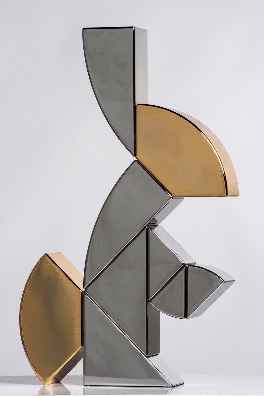Camilla Ancilotto, Ab Ovo Rabbit (Steel), 2019