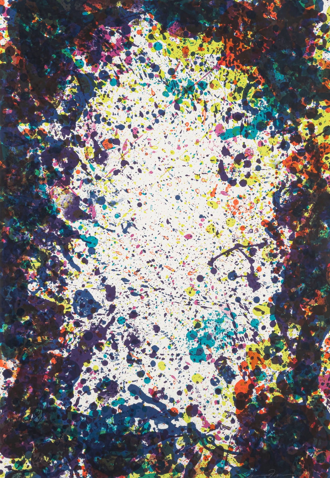 Sam Francis, SF-126. White Deeps, 1972