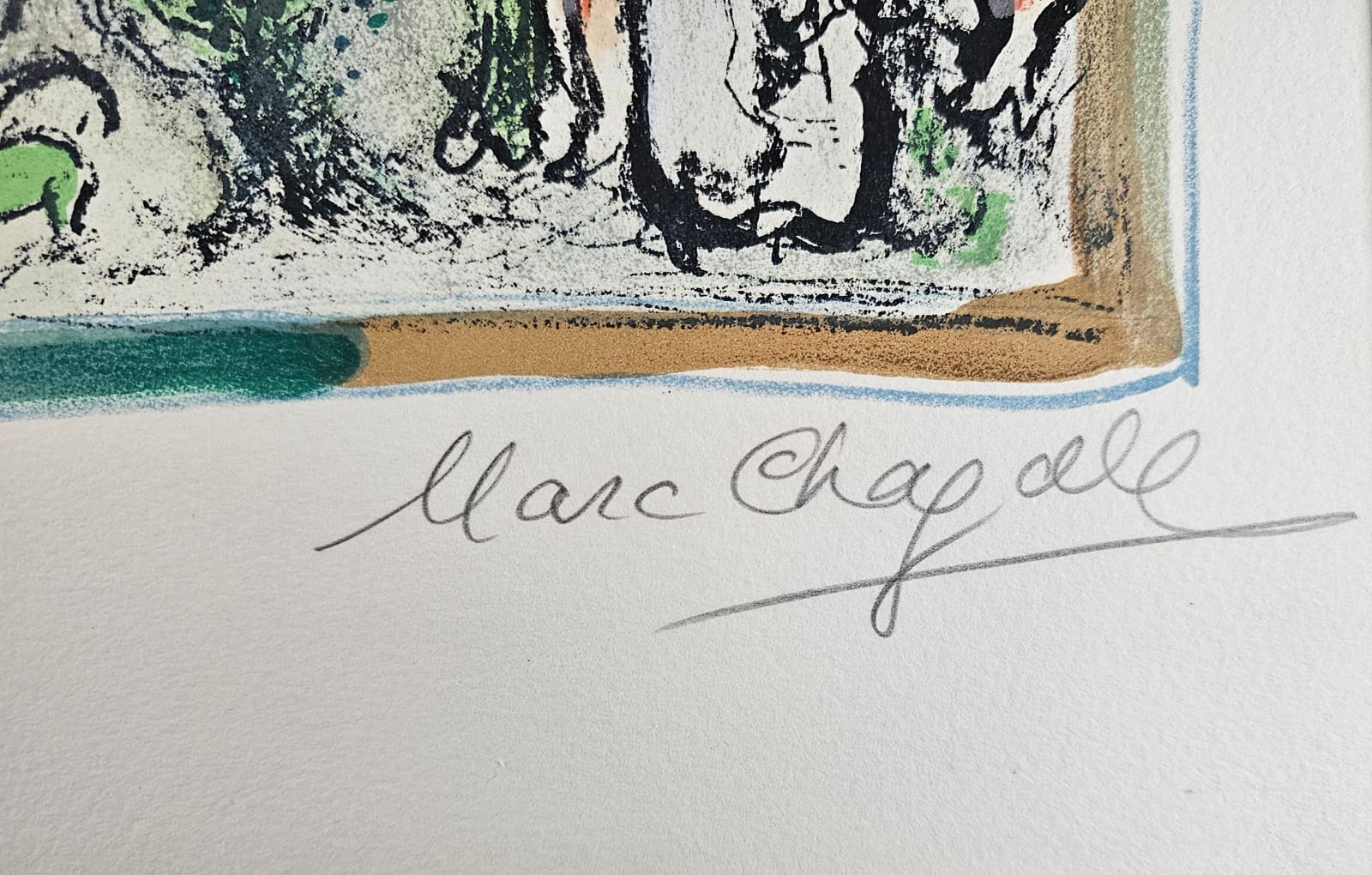 Marc Chagall, Composition Champêtre, 1965