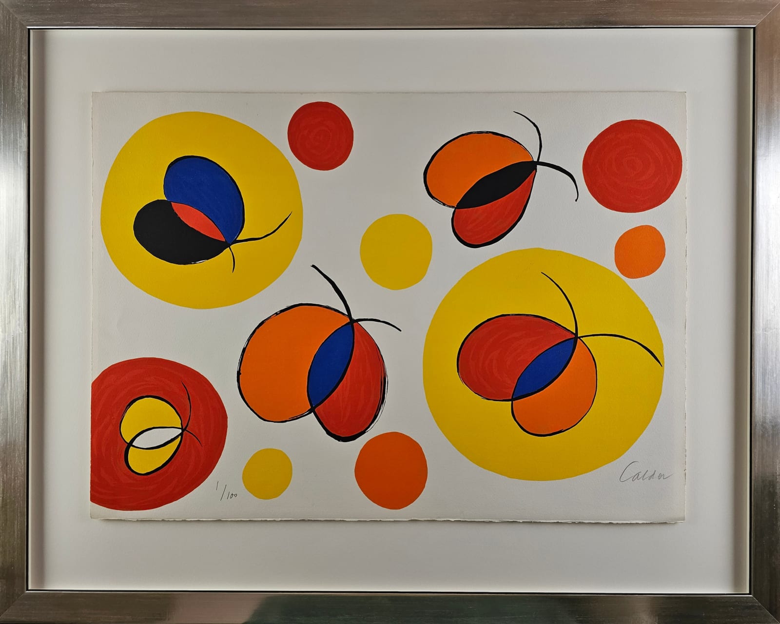 Alexander Calder, Composition with Butterflies, 1976 LE Gallery