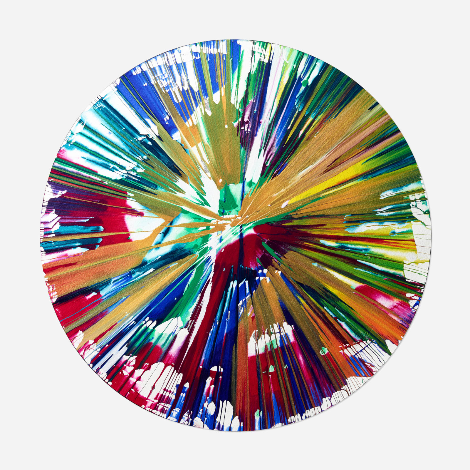 Damien Hirst, Circle Spin Painting, 2009 | LE Gallery