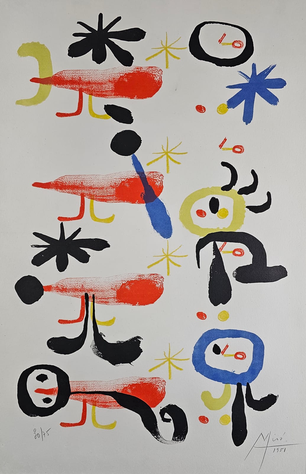 Joan Miró, Les Oiseleurs I, 1951