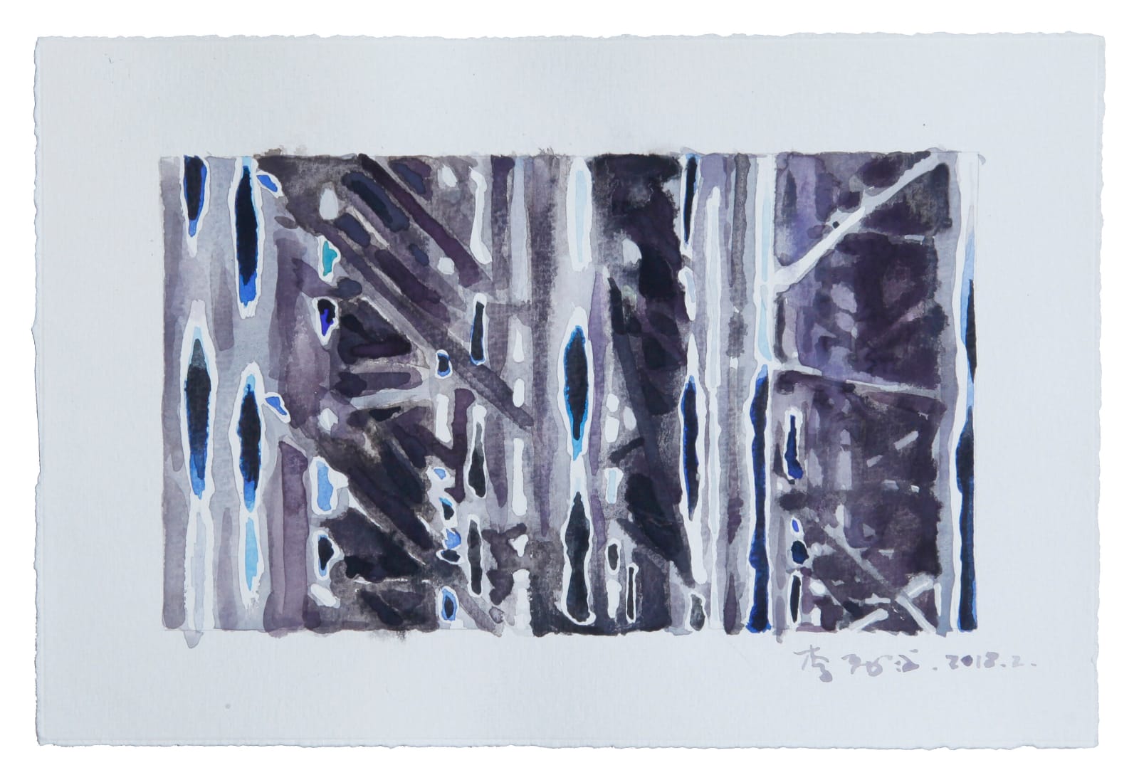 Li Yiwen 李易紋, Watercolor 2018.2.1 水彩 2018.2.1, 2018