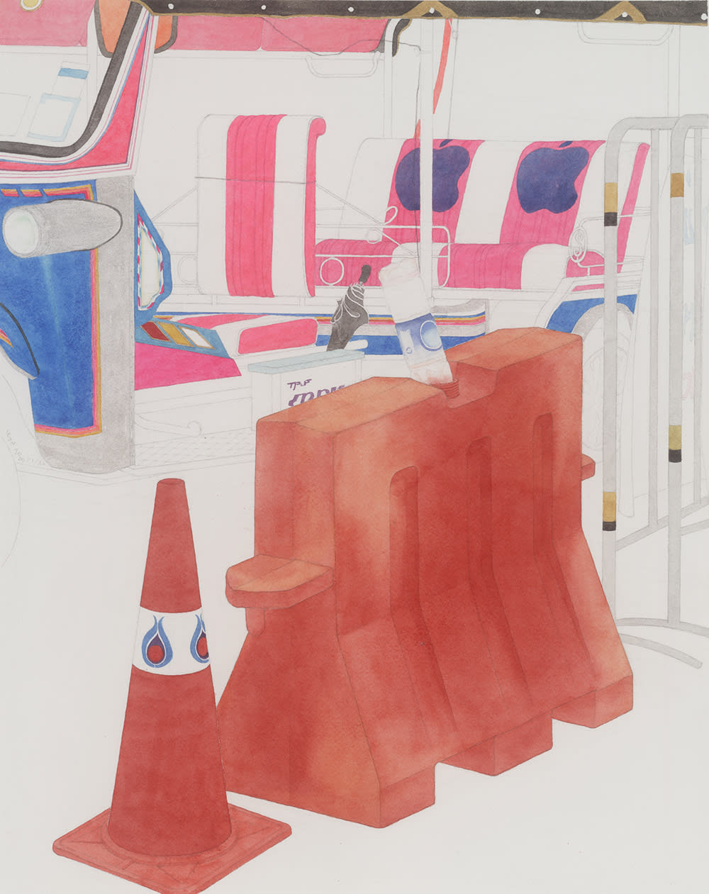 Luan Xueyan 栾雪雁, SmallLandscape_BangkokGrandPalace2020/1/30小风景_曼谷大皇宫2020/1/30 , 2020