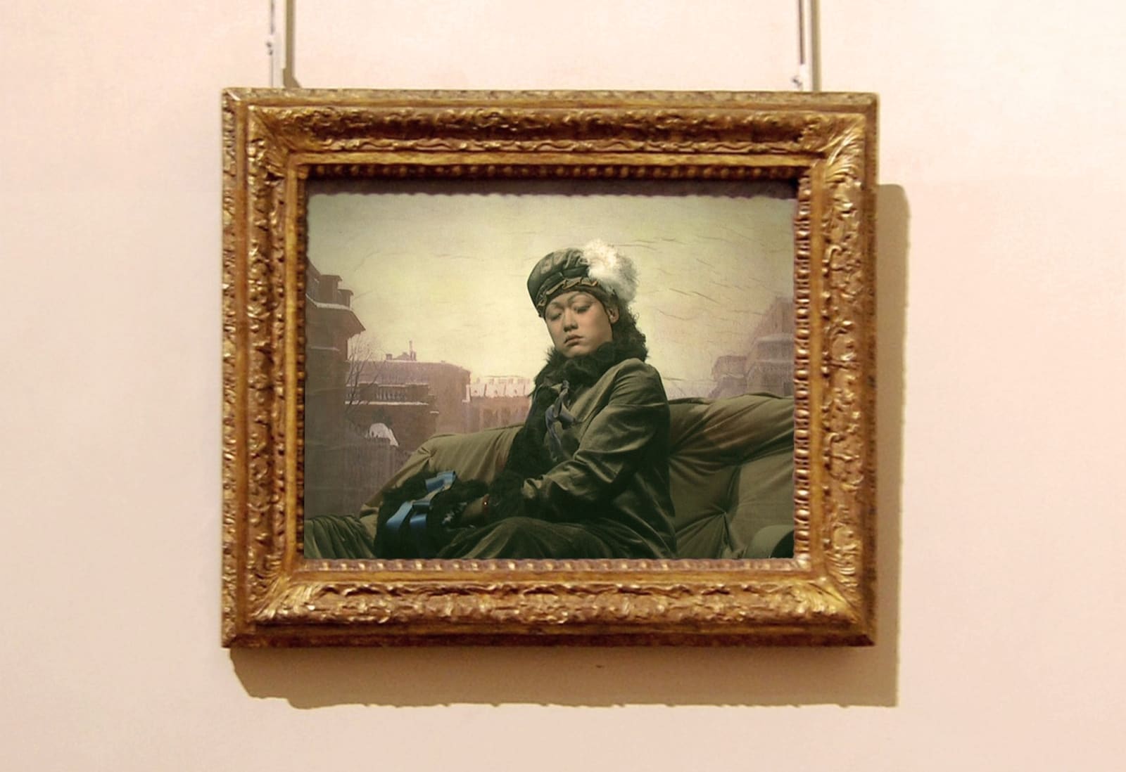 Han Jinpeng 韓金鵬, The Unknown Girl in Dust 揚塵天而立的無名女郎, 2011
