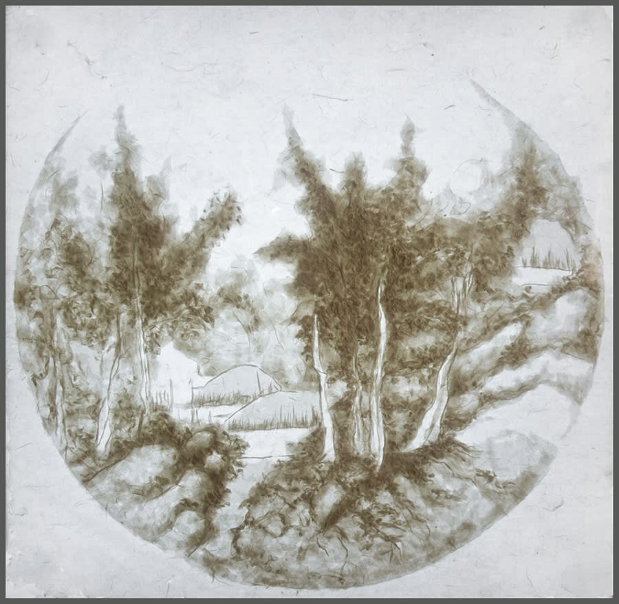 Zhang Qiushi 張秋實, A Piece of Paper-Landscape-17, 2014