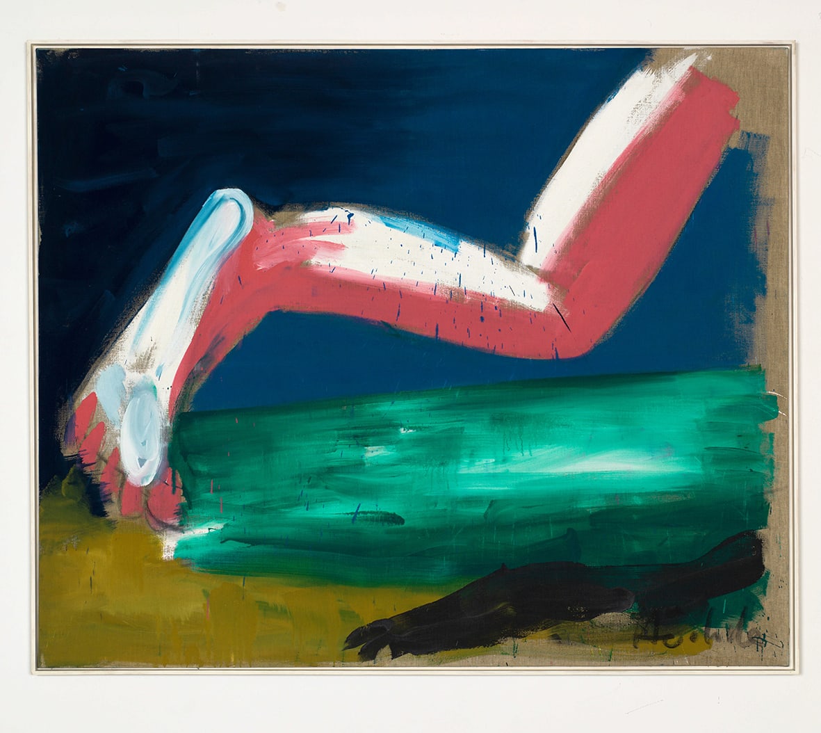 Karl Horst Hödicke 卡尔·霍斯特·霍迪克, Flucht 逃逸, 1983