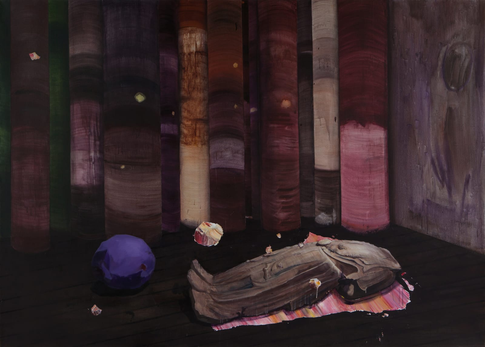 Xu Dawei 徐大衛, Space with Statues有雕像的空间, 2016