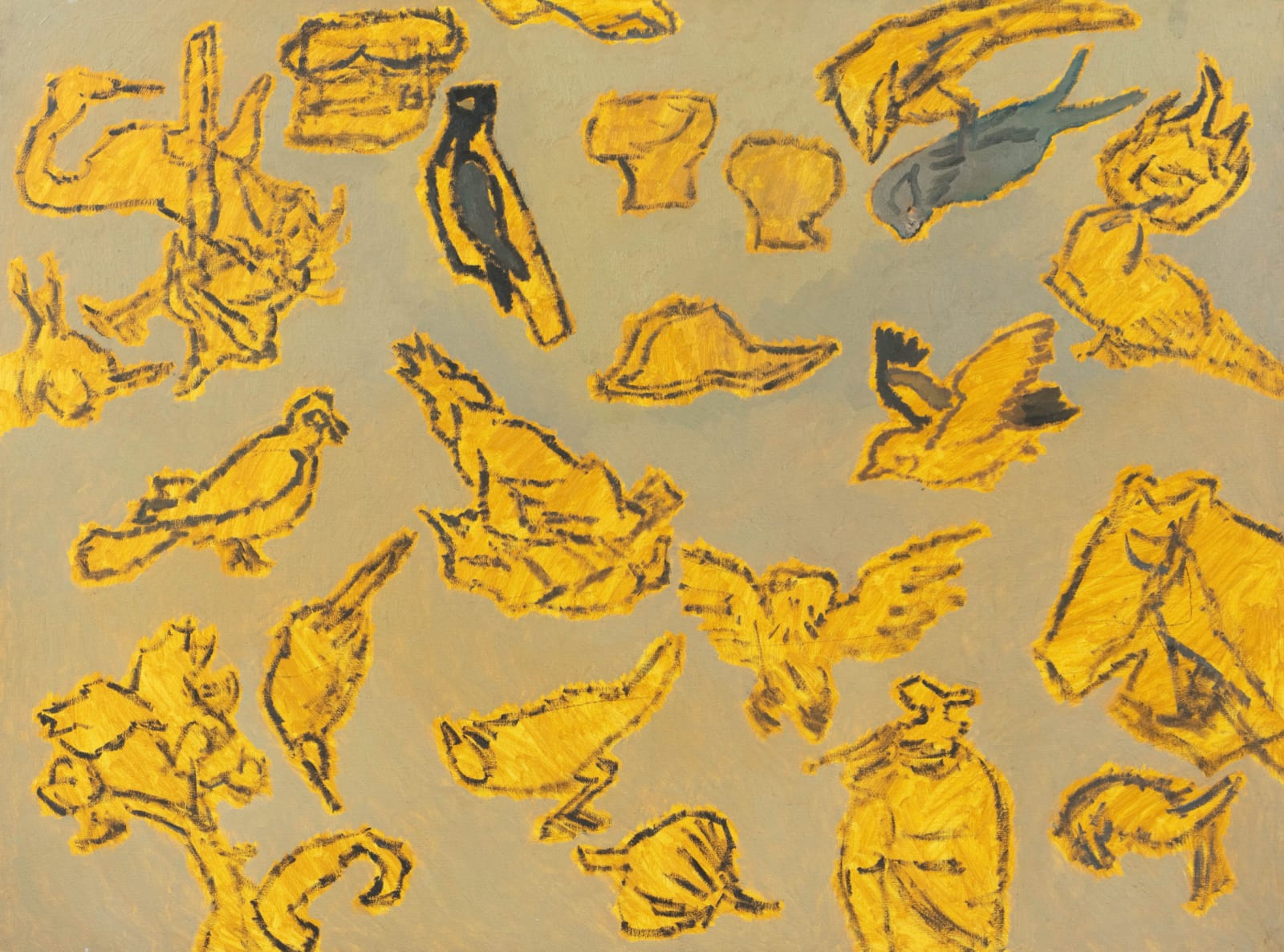 Bian Qing 卞青, Side of a Bird 鸟的侧面, 2023