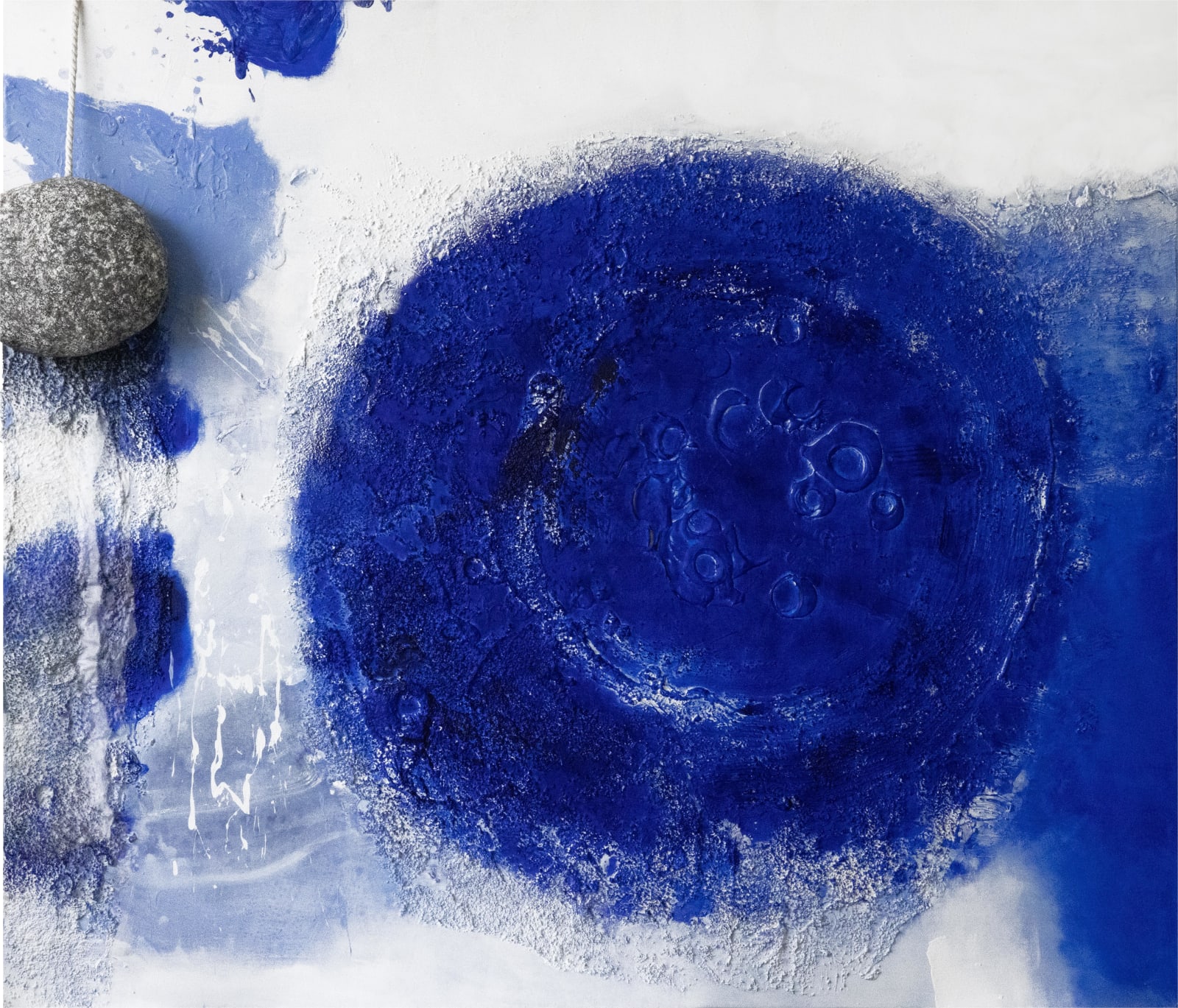 Zhang Jian-Jun 張健君, Rubbing Blue Planet series 拓蓝色星座”系列, 2023