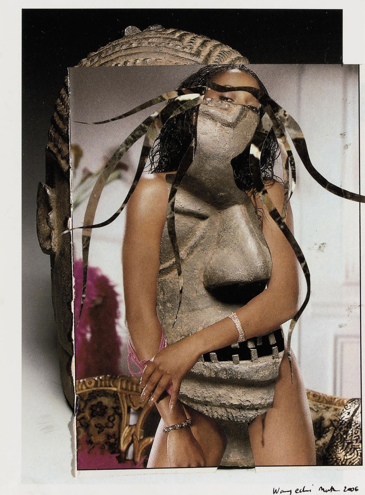 Wangechi Mutu, Mask, 2006