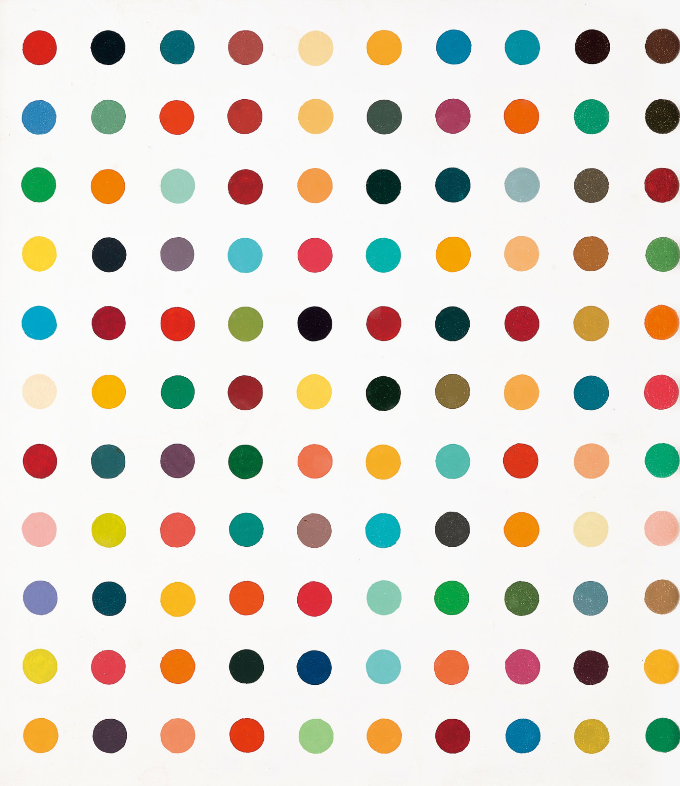 Damien Hirst, Arg-Arg-Lys Ala-Ser-Gly-Pro, 1994