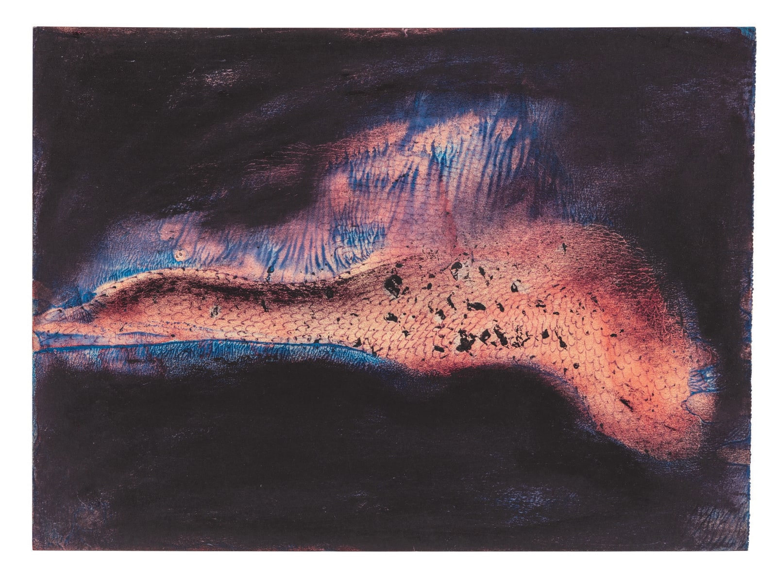 Yayoi Kusama, I land [Island] in Night (No 2), 1953