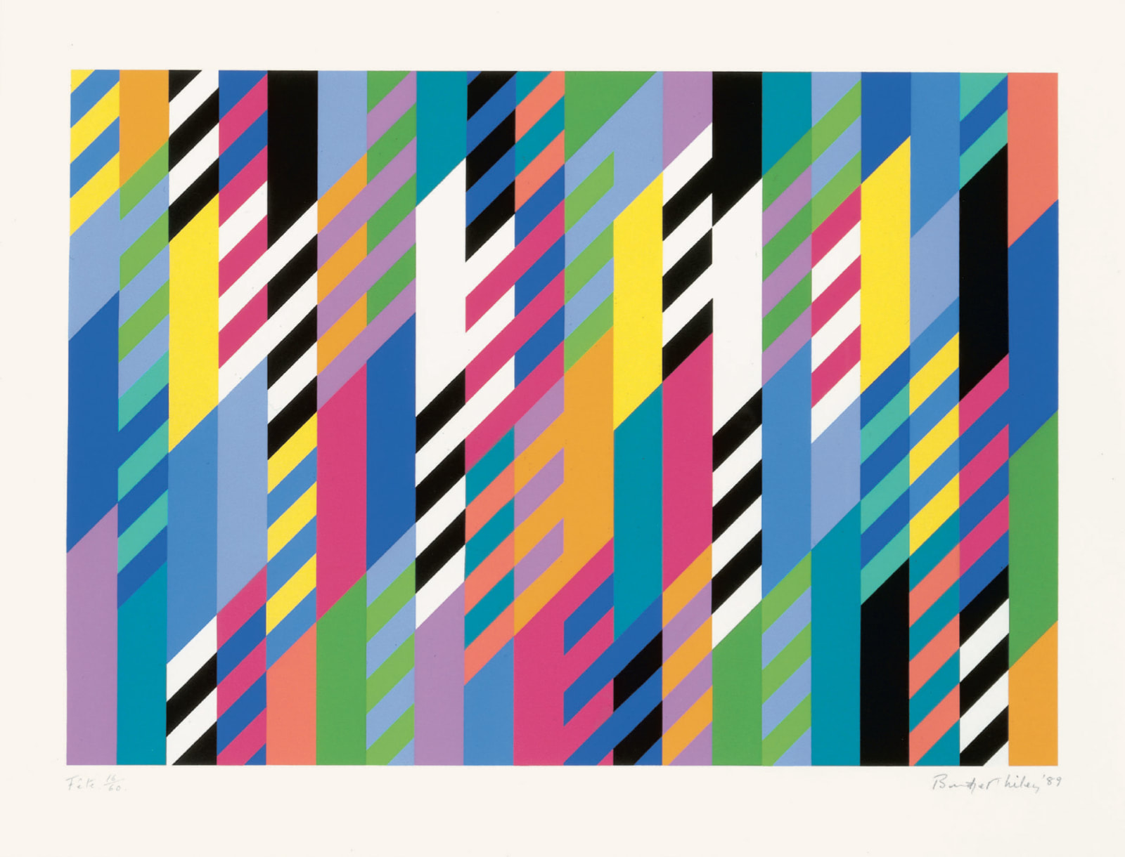 Bridget Riley, Fête , 1989