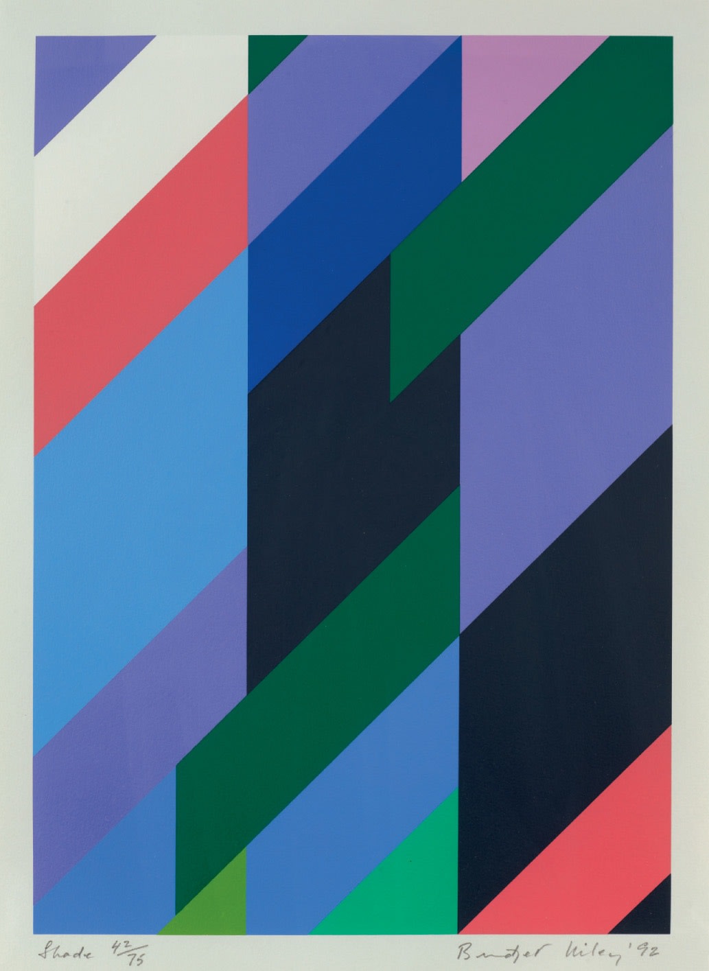 Bridget Riley, Shade , 1992
