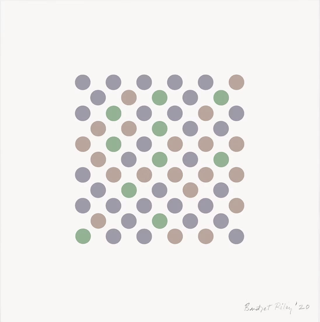 Bridget Riley, Measure for Measure, 2020