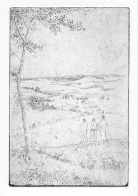 Alexander Massouras, The Gilderbook, a series of 15 etchings, 2011