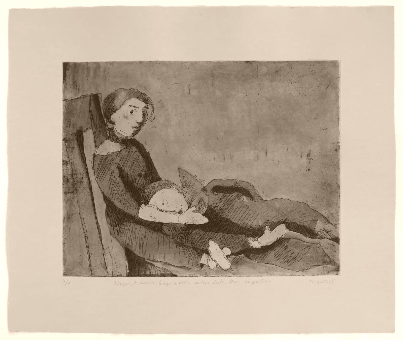 Liorah Tchiprout, Hunger, it seems, brings a more certain death than satisfaction, 2023