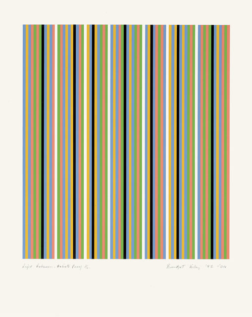 Bridget Riley, Light Between, 2004-1982