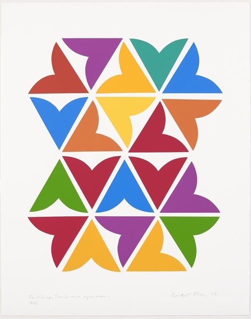 Bridget Riley, Standing Up, Turning Around, Lying Down, 2015